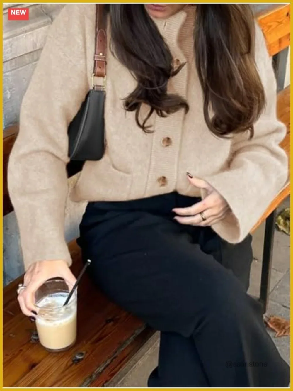 Chunky Knit Cardigan Sweater Button Down Open Front Long Sleeve